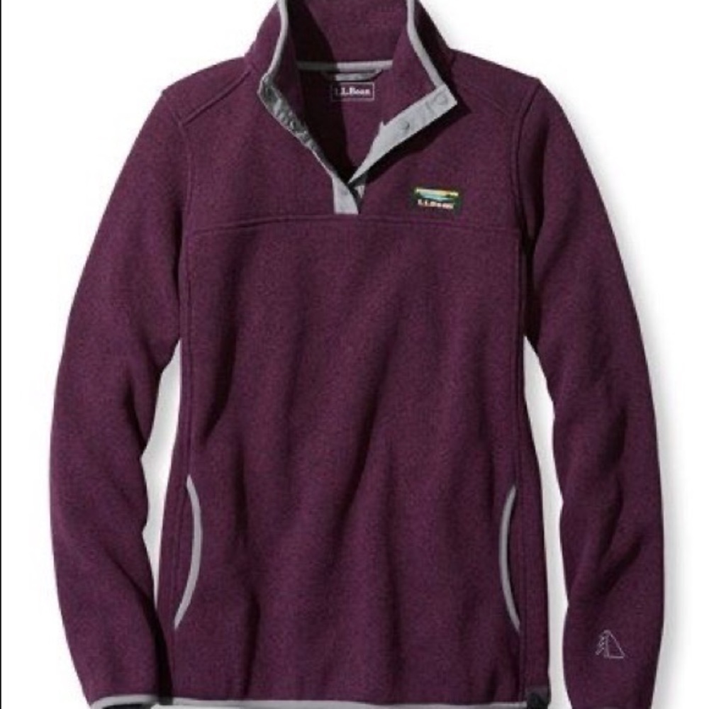 LL Bean Sweater Fleece Pullover